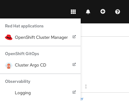 Argo CD link in OpenShift’s web console